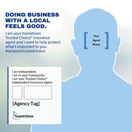 Template for agent ad with contact info