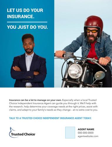 motorcycle with agent