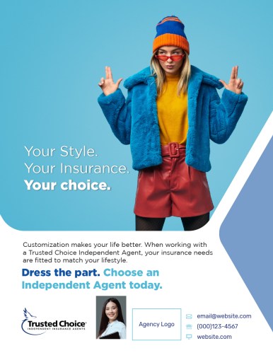 woman wearing blue fuzzy jacket