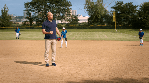 John Smoltz on pitchers mound