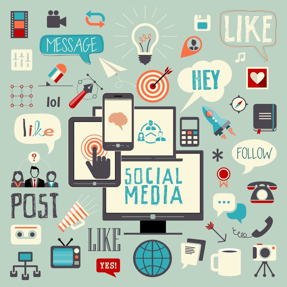 social media icons