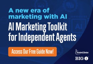 Homepage slider highlighting the AI Toolkit for independent agents.